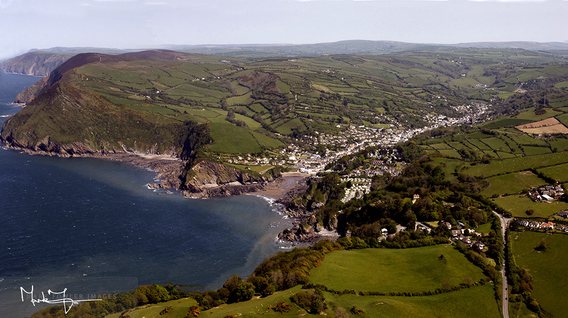 Combe Martin Aerial